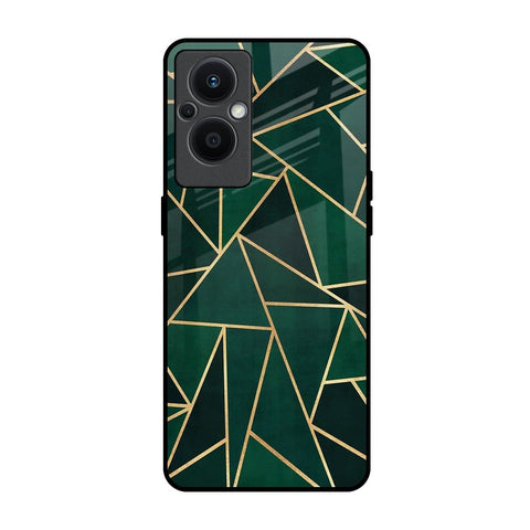 Abstract Green OPPO F21 Pro 5G Glass Back Cover Online