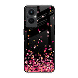 Heart Rain Fall OPPO F21 Pro 5G Glass Back Cover Online