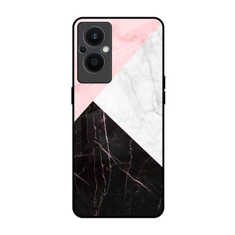 Marble Collage Art OPPO F21 Pro 5G Glass Back Cover Online