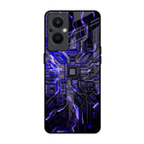 Techno Color Pattern OPPO F21 Pro 5G Glass Back Cover Online