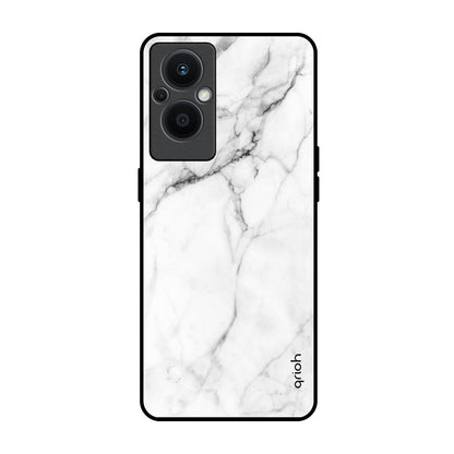 Modern White Marble OPPO F21 Pro 5G Glass Back Cover Online