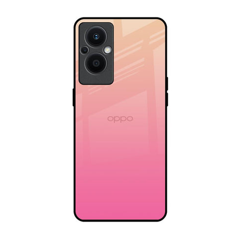 Pastel Pink Gradient OPPO F21 Pro 5G Glass Back Cover Online