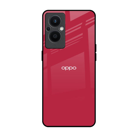 Solo Maroon OPPO F21 Pro 5G Glass Back Cover Online