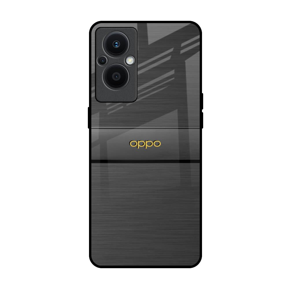 Grey Metallic Glass OPPO F21 Pro 5G Glass Back Cover Online