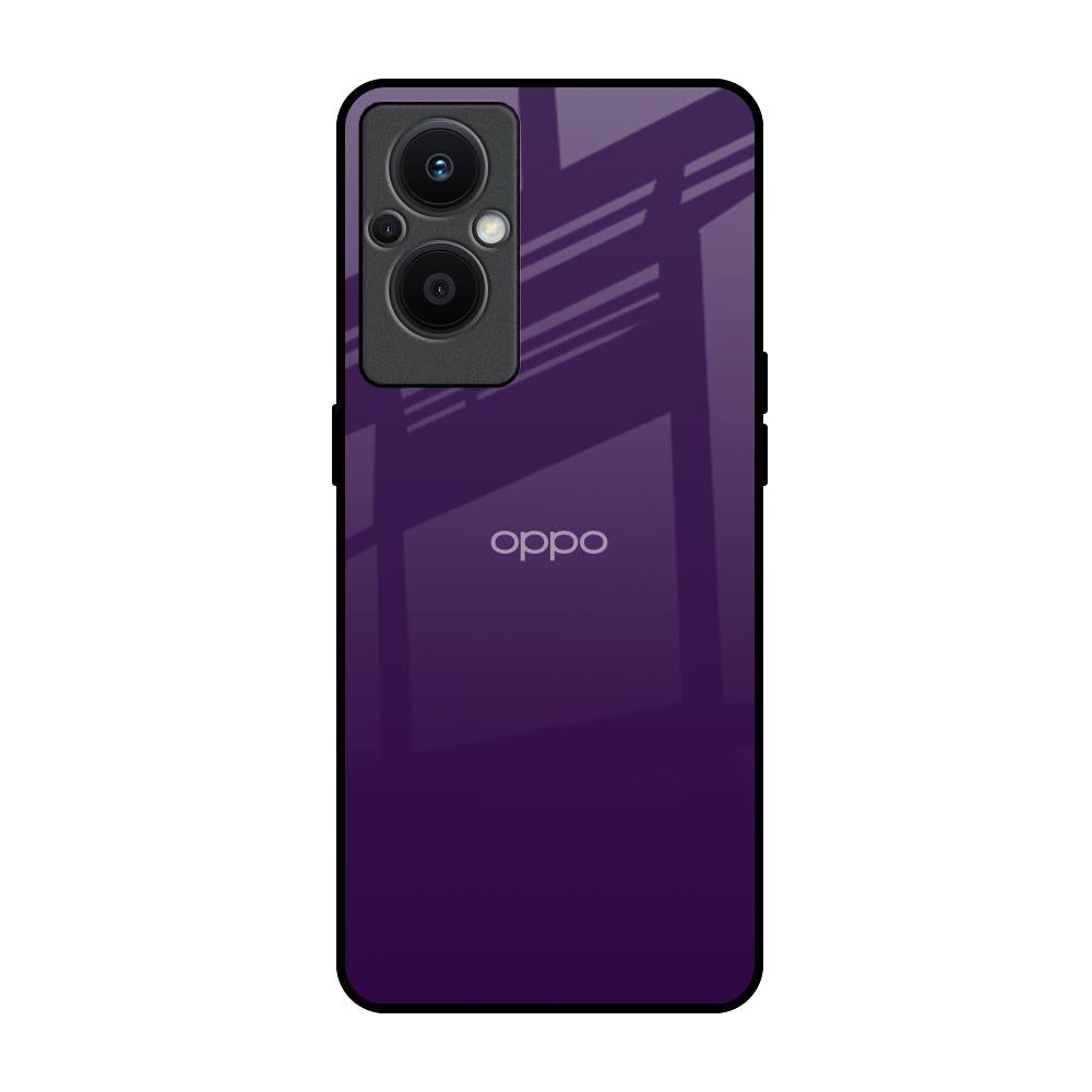Dark Purple OPPO F21 Pro 5G Glass Back Cover Online
