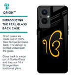 Luxury Fashion Initial Glass Case for OPPO F21 Pro 5G
