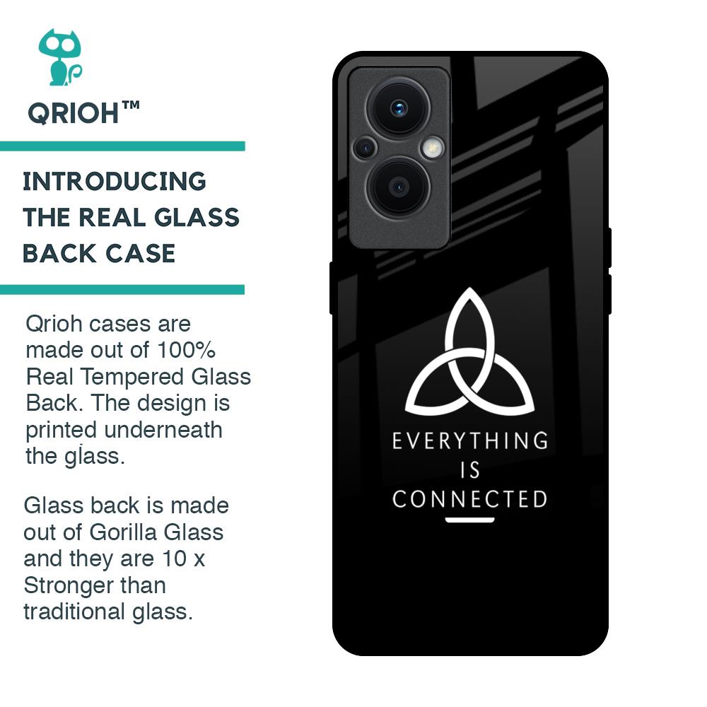 Everything Is Connected Glass Case for OPPO F21 Pro 5G