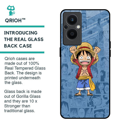 Chubby Anime Glass Case for OPPO F21 Pro 5G