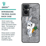 Cute Baby Bunny Glass Case for OPPO F21 Pro 5G