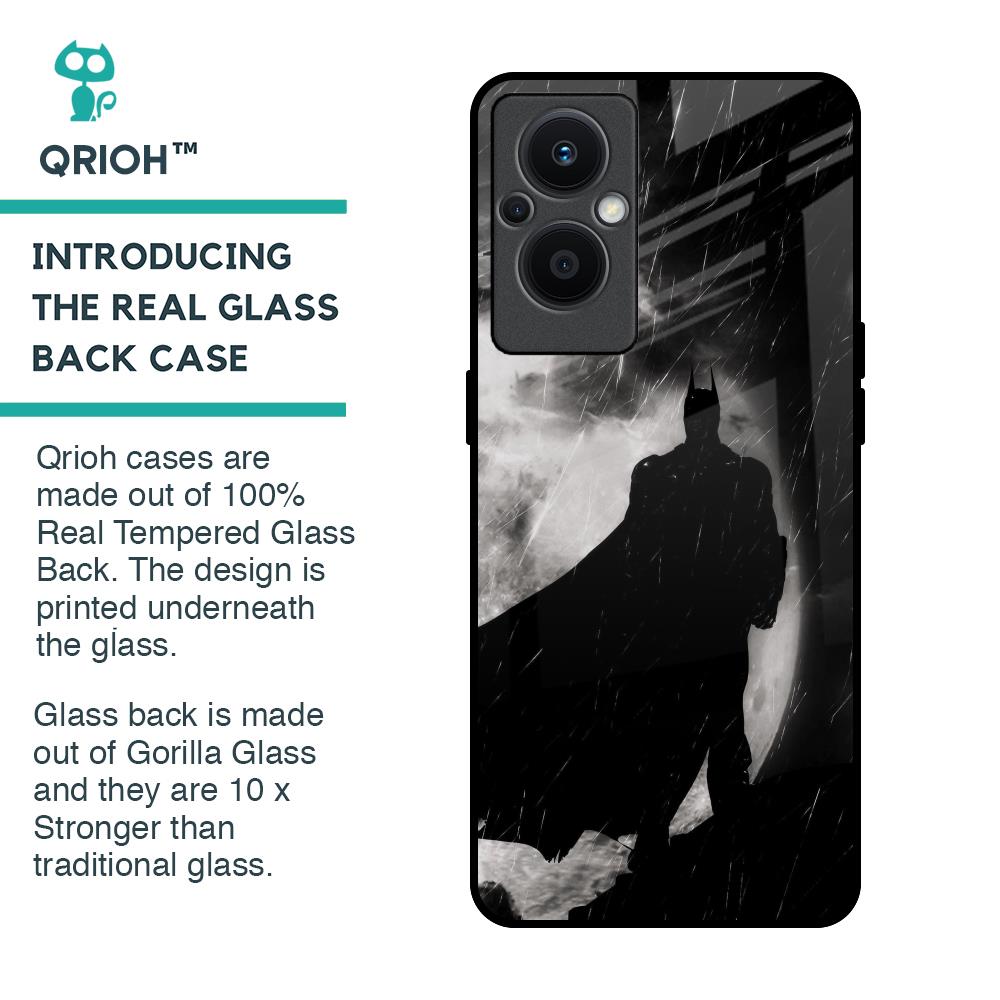 Dark Warrior Hero Glass Case for OPPO F21 Pro 5G