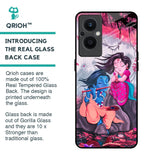 Radha Krishna Art Glass Case for OPPO F21 Pro 5G