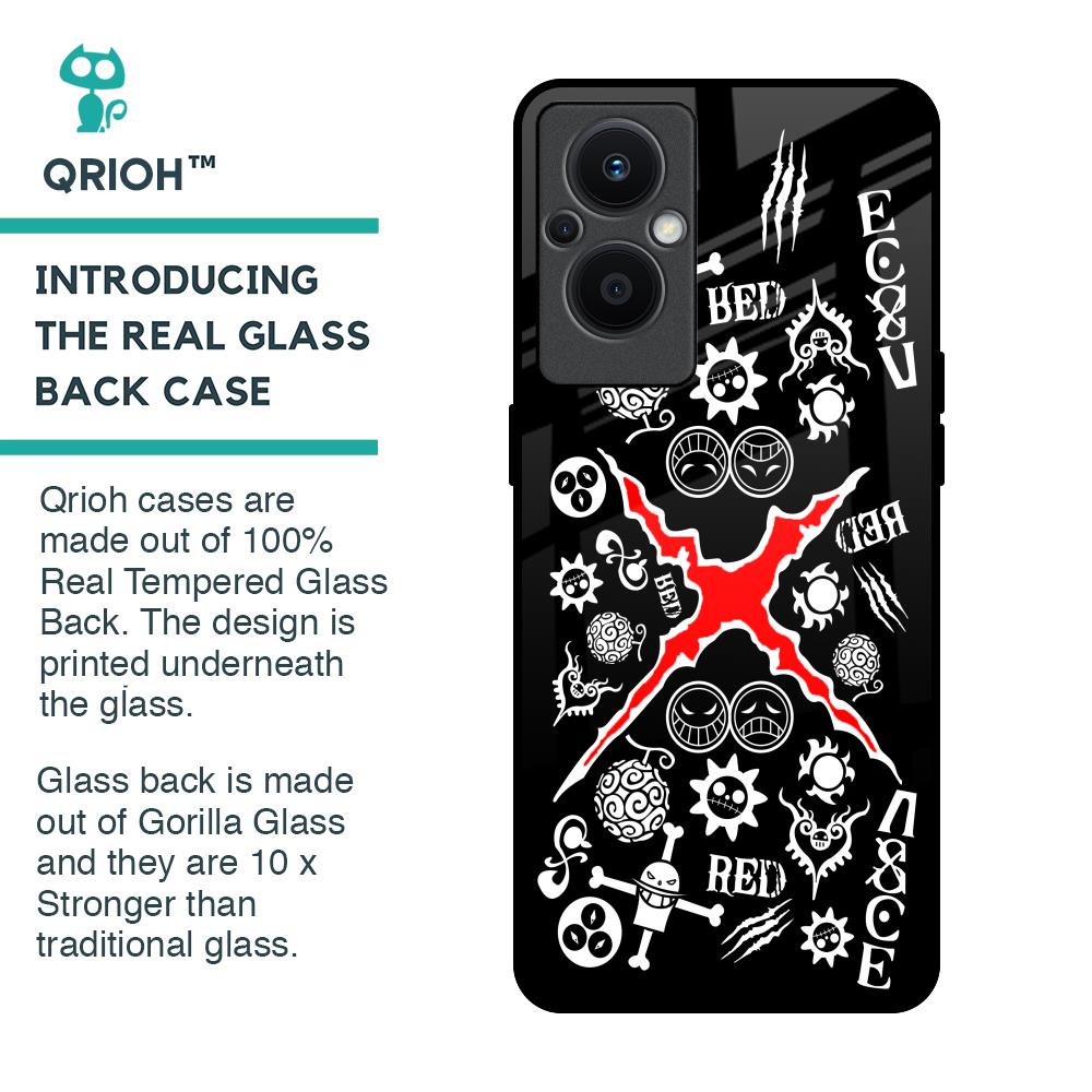 Red Zone Glass Case for OPPO F21 Pro 5G