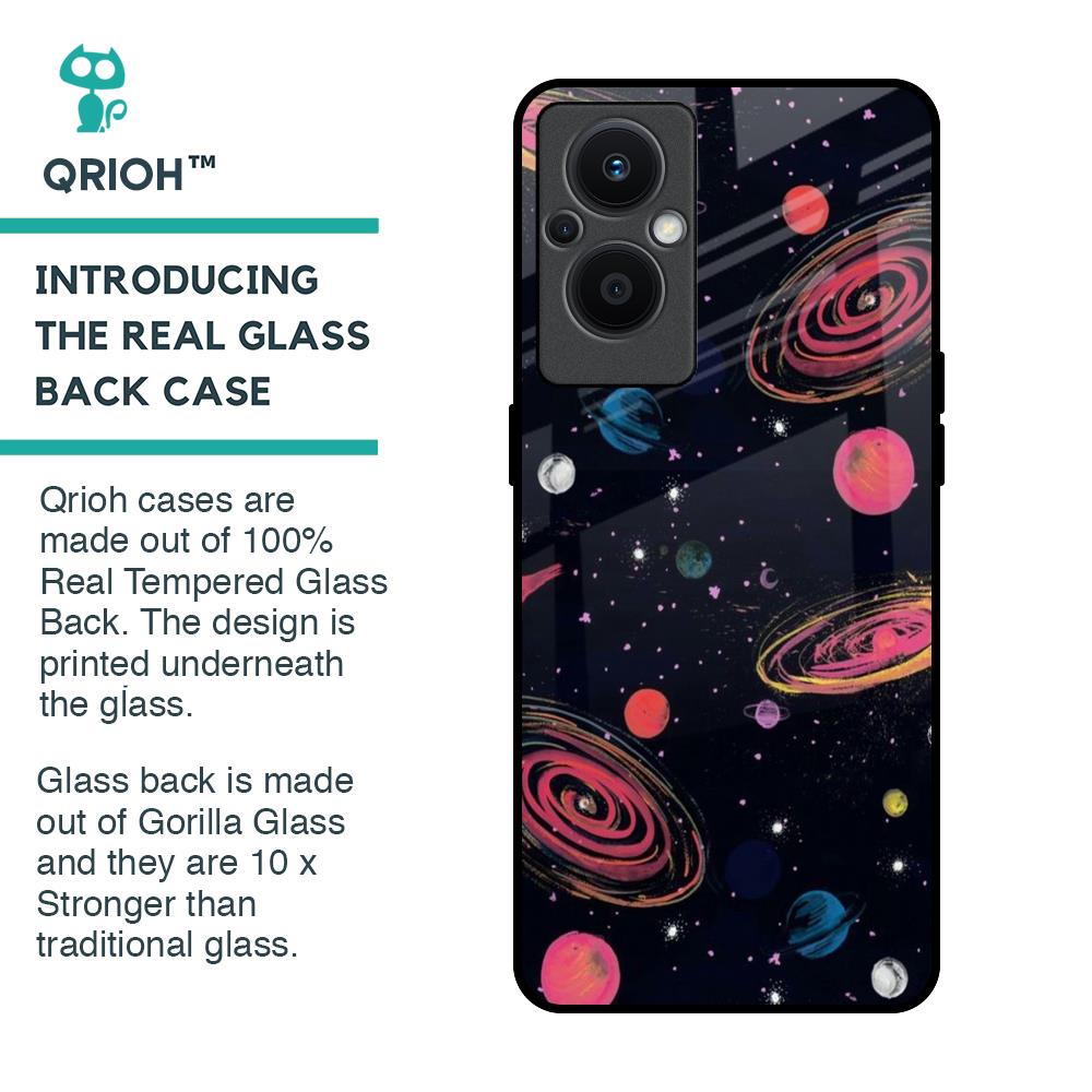Galaxy In Dream Glass Case For OPPO F21 Pro 5G