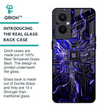 Techno Color Pattern Glass Case For OPPO F21 Pro 5G