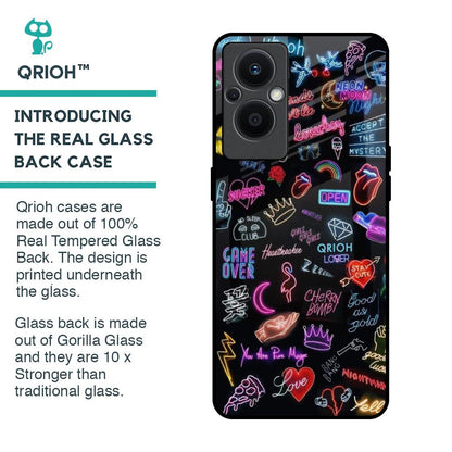 Accept The Mystery Glass Case for OPPO F21 Pro 5G