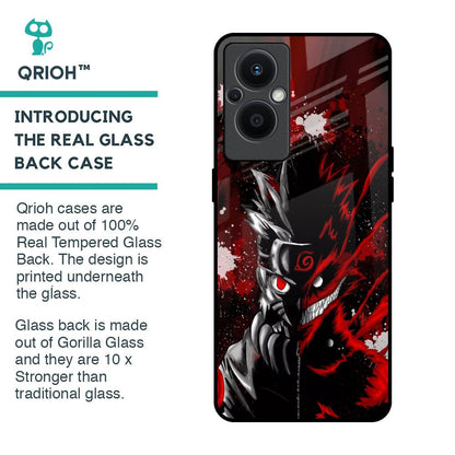 Dark Character Glass Case for OPPO F21 Pro 5G