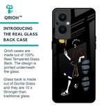Luffy Line Art Glass Case for OPPO F21 Pro 5G