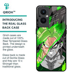 Anime Green Splash Glass Case for OPPO F21 Pro 5G