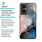 Marble Ink Abstract Glass Case for OPPO F21 Pro 5G