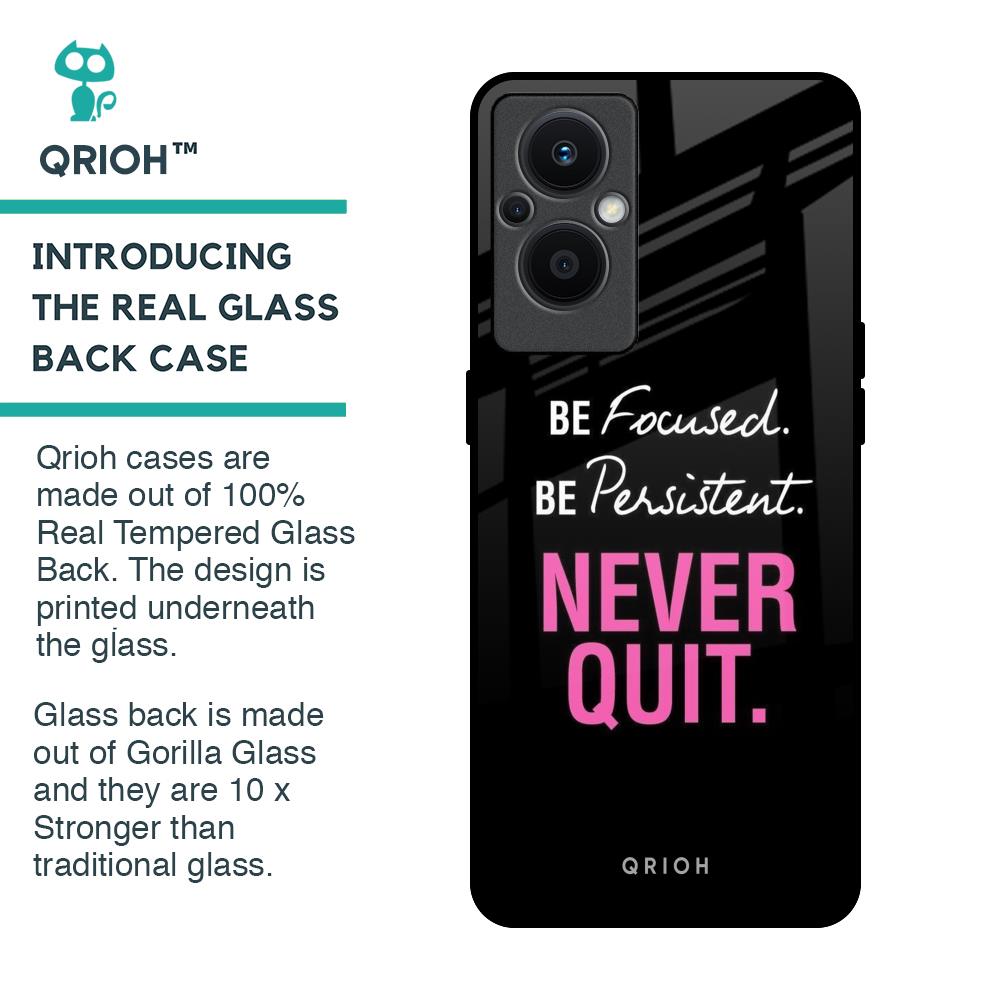 Be Focused Glass Case for OPPO F21 Pro 5G
