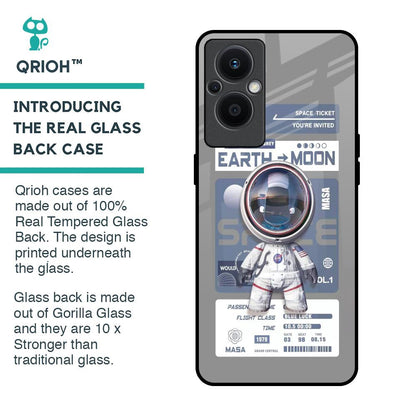 Space Flight Pass Glass Case for OPPO F21 Pro 5G