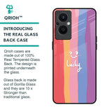 Lucky Abstract Glass Case for OPPO F21 Pro 5G