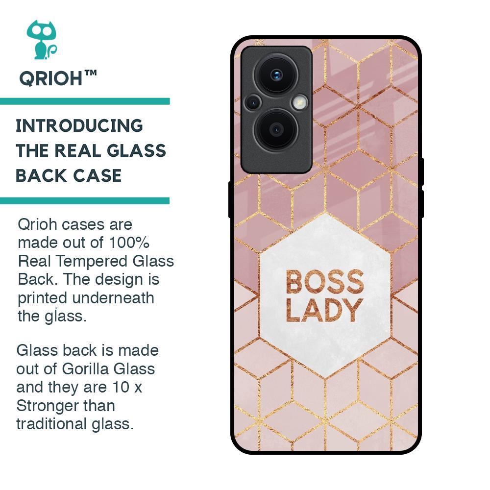 Boss Lady Glass Case for OPPO F21 Pro 5G