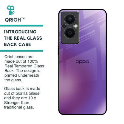 Ultraviolet Gradient Glass Case for OPPO F21 Pro 5G