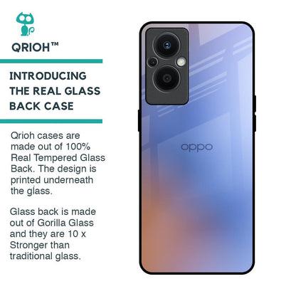 Blue Aura Glass Case for OPPO F21 Pro 5G