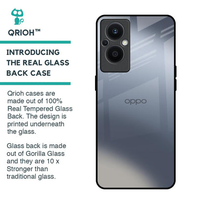 Space Grey Gradient Glass Case for OPPO F21 Pro 5G