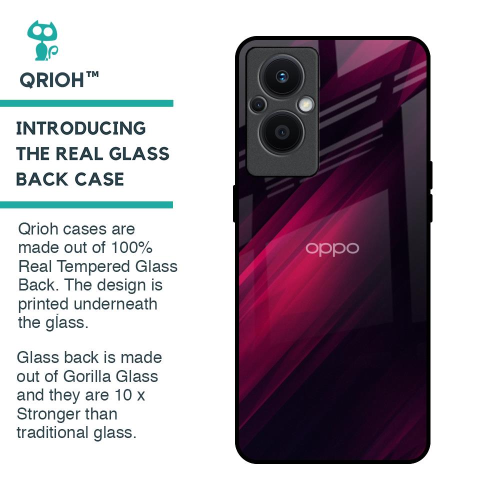 Razor Black Glass Case for OPPO F21 Pro 5G