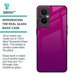 Magenta Gradient Glass Case For OPPO F21 Pro 5G