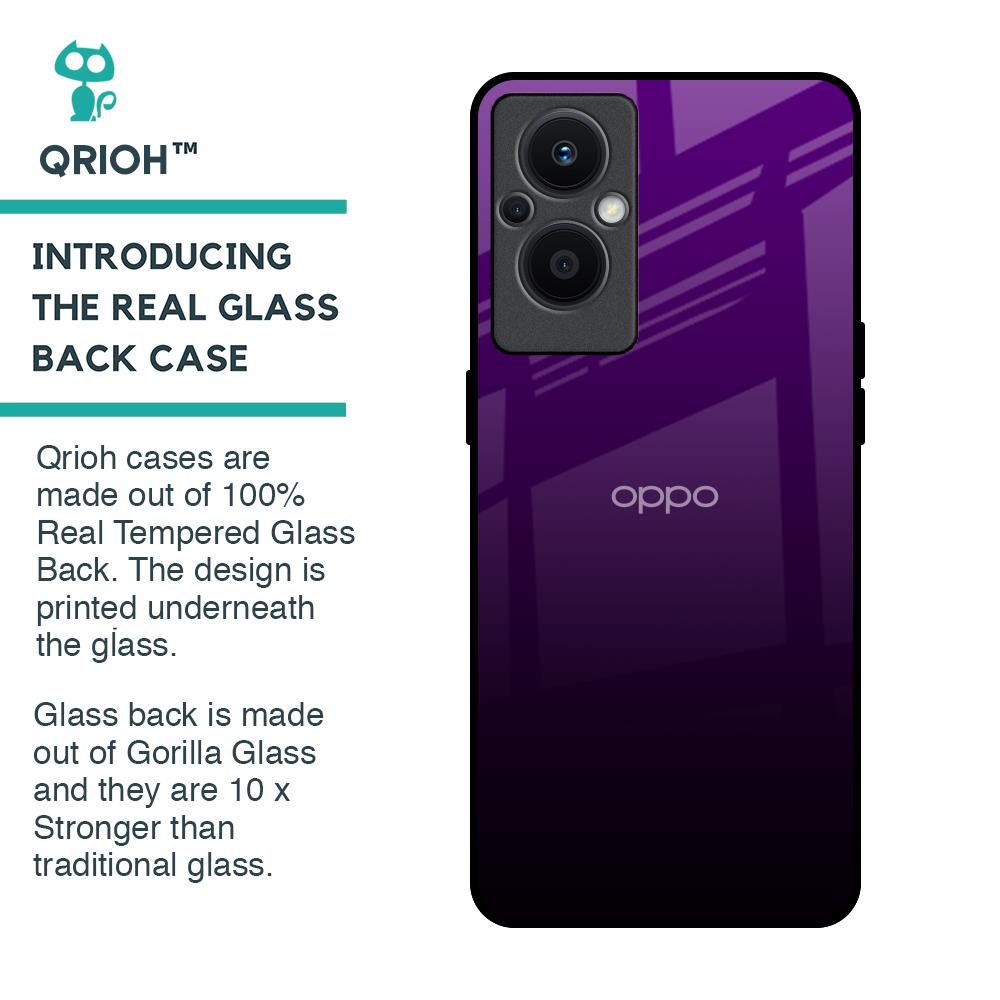 Harbor Royal Blue Glass Case For OPPO F21 Pro 5G