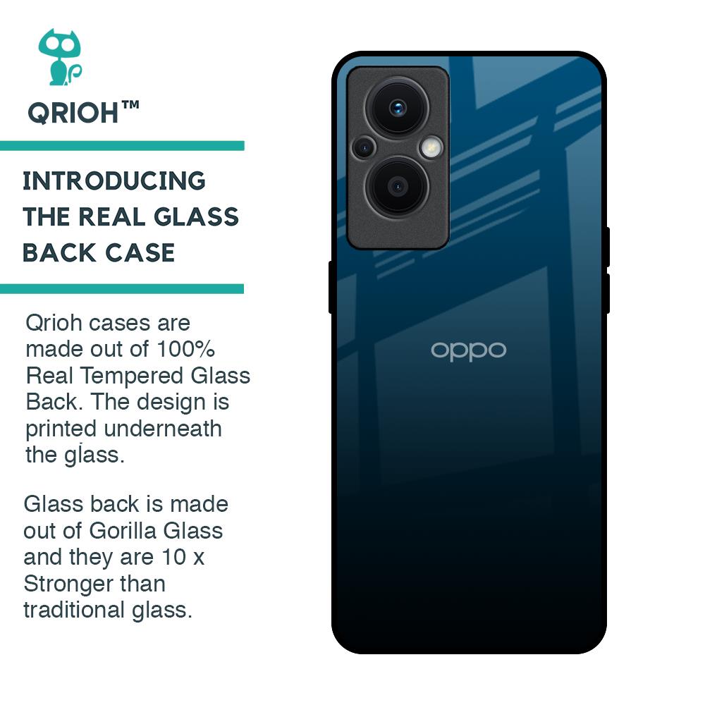 Sailor Blue Glass Case For OPPO F21 Pro 5G