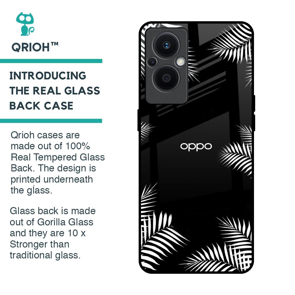 Zealand Fern Design Glass Case For OPPO F21 Pro 5G