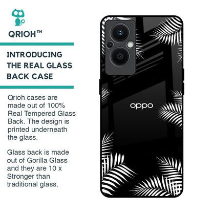Zealand Fern Design Glass Case For OPPO F21 Pro 5G