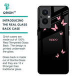 Fly Butterfly Glass Case for OPPO F21 Pro 5G