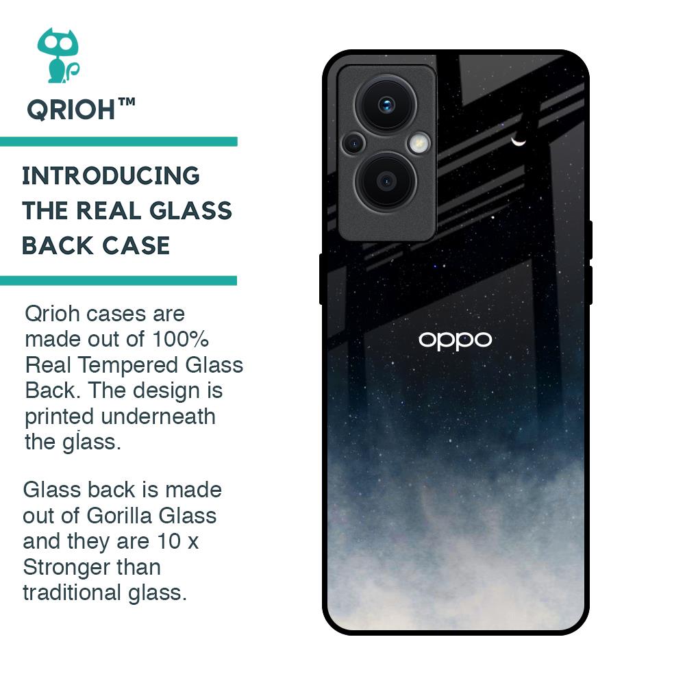 Aesthetic Sky Glass Case for OPPO F21 Pro 5G