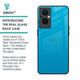 Blue Aqua Glass Case for OPPO F21 Pro 5G