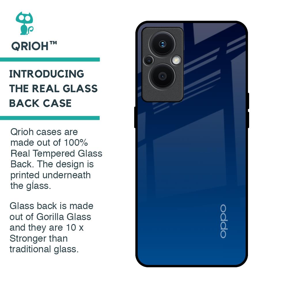 Very Blue Glass Case for OPPO F21 Pro 5G