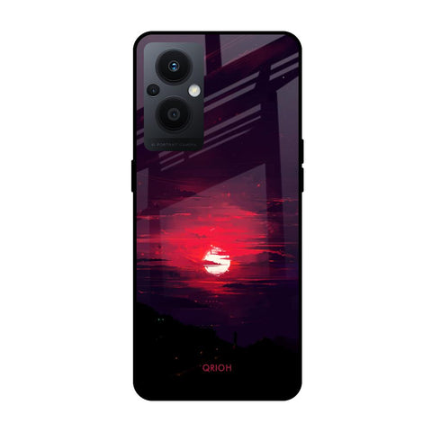 Morning Red Sky OPPO F21 Pro 5G Glass Cases & Covers Online
