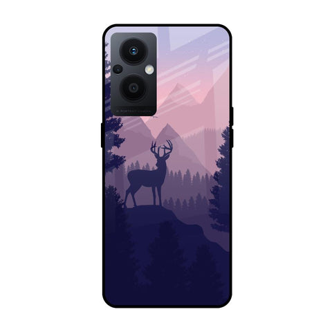 Deer In Night OPPO F21 Pro 5G Glass Cases & Covers Online