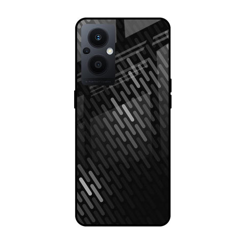 Dark Abstract Pattern OPPO F21 Pro 5G Glass Cases & Covers Online