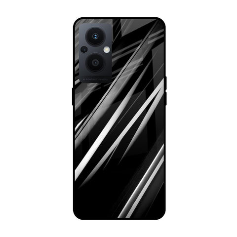 Black & Grey Gradient OPPO F21 Pro 5G Glass Cases & Covers Online
