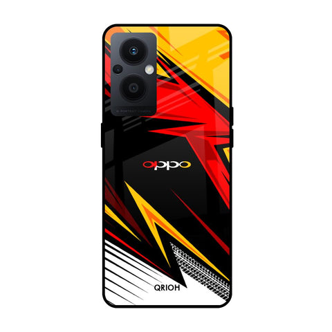 Race Jersey Pattern OPPO F21 Pro 5G Glass Cases & Covers Online