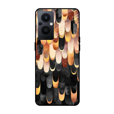 Bronze Abstract OPPO F21 Pro 5G Glass Cases & Covers Online