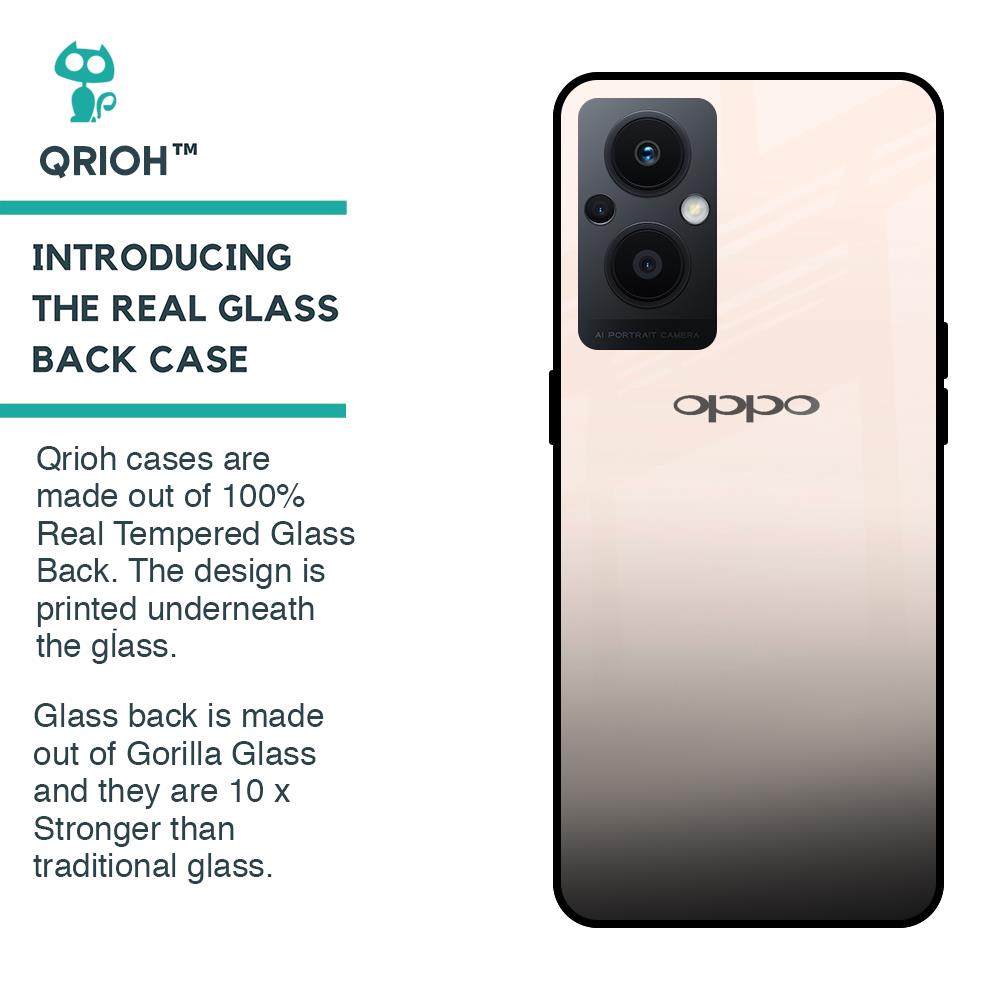 Dove Gradient Glass Case for OPPO F21 Pro 5G