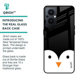 Cute Penguin Glass Case for OPPO F21 Pro 5G