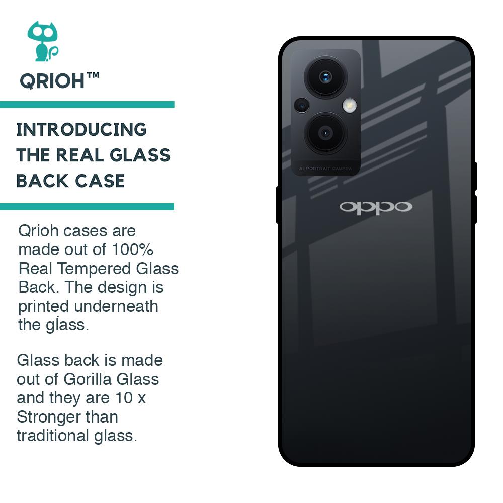 Stone Grey Glass Case For OPPO F21 Pro 5G