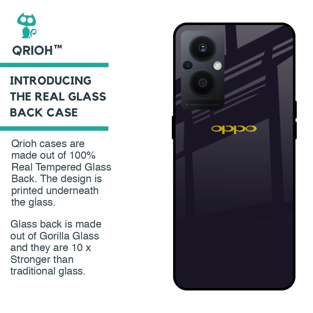 Deadlock Black Glass Case For OPPO F21 Pro 5G